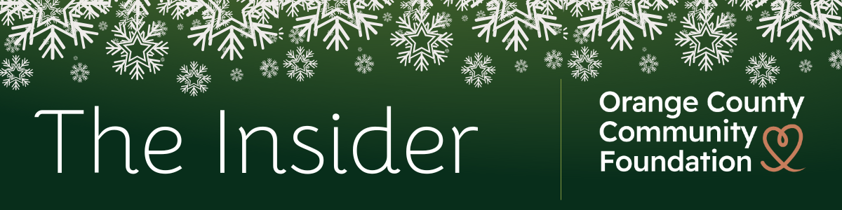 OCCF Green Holiday Insider Header